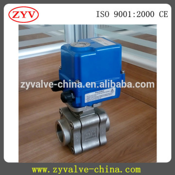 Mini electric valve motorized ball valve