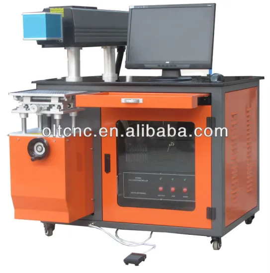 CO2 laser marking machine with metal tube
