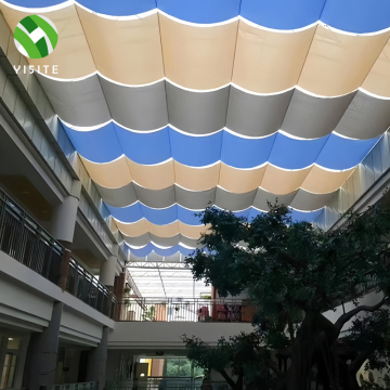 Skylight retrattile retardante fiamma per ventilazione del parco giochi
