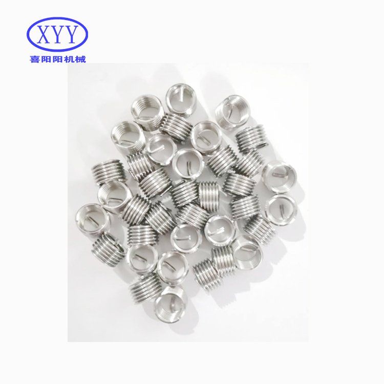 Custom Size M10 Stainless Steel Wire Sleeve 304 Blind Hole Thread Insert Fasteners