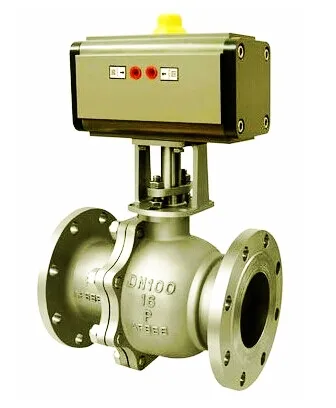 Hard seal pneumatic ball valve