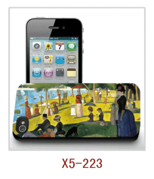 3D dava için Iphone5, pc Case kauçuk kaplama-with3d resim, birden fazla renk kullanılabilir