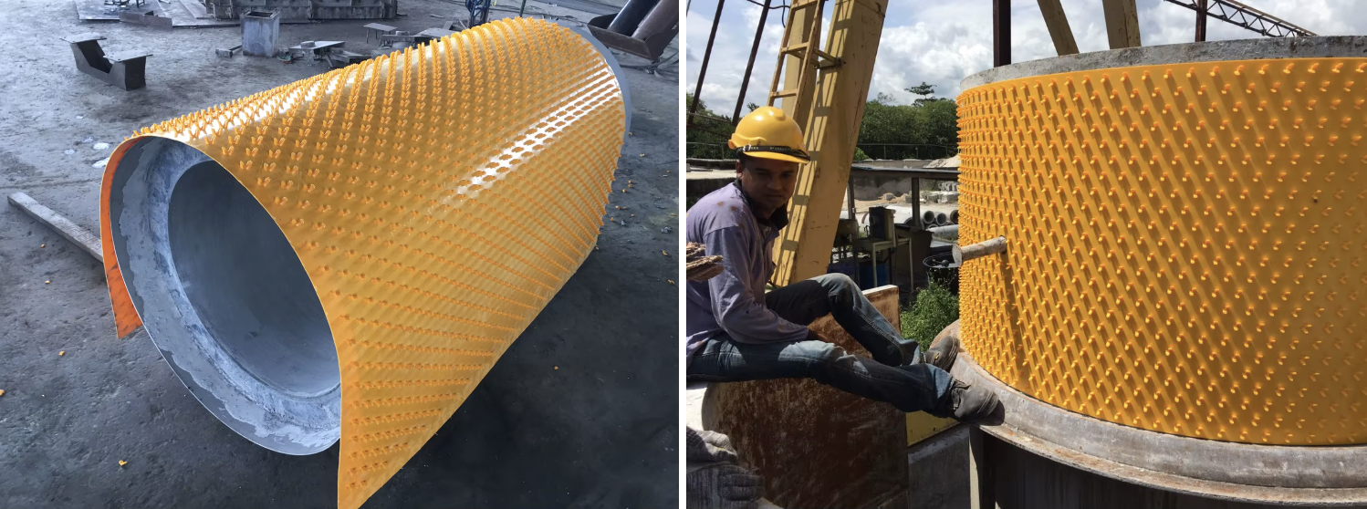 HDPE V lock liner