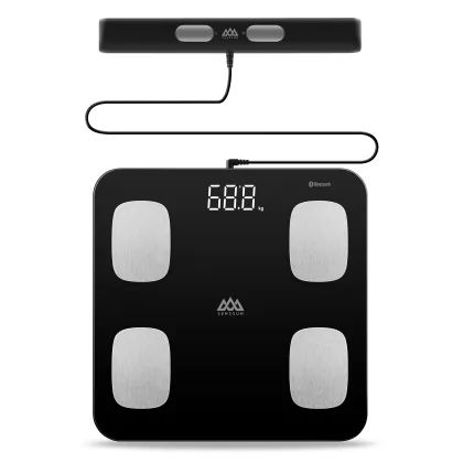 SENSSUN Professional Handheld 8 Electrodes Digital Fat Weight Analysis Scale