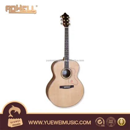 42" Solid Spruce Acoustic Guitar Folk Guitar, String Musical Instrument