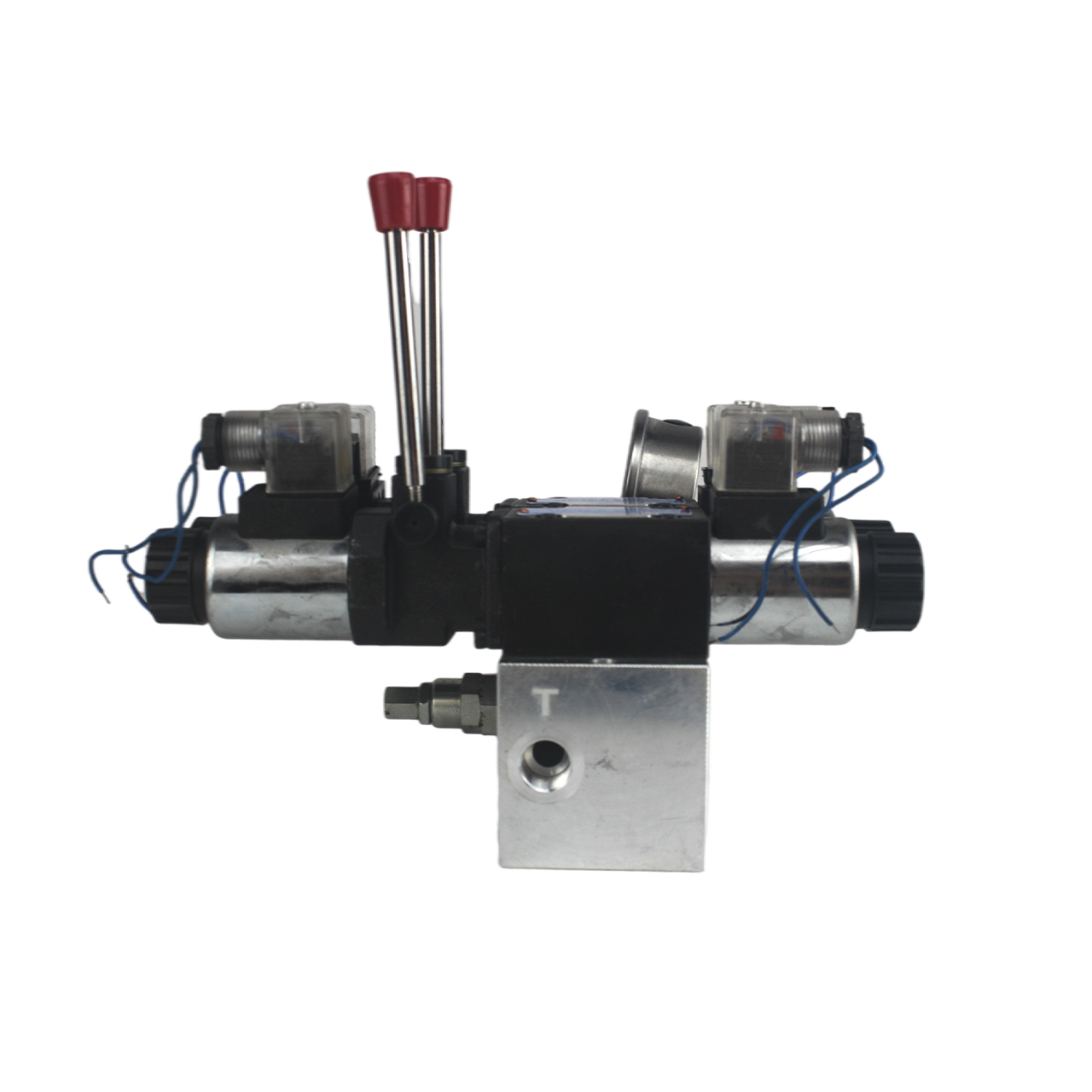 Manual electric control hydraulic multi-way directional valve