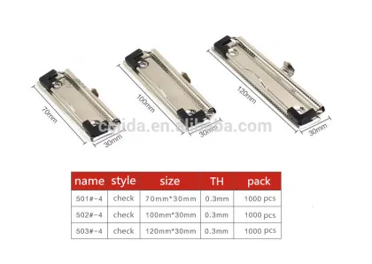 Metal binder clips