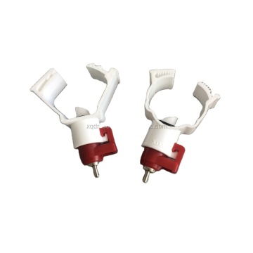 Hot Selling XDA-N16 Ball Valve Chicken Nipple Drinkers with Clips for Poultry Farm Equipment