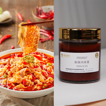 Pâte de saveur épicée fraîche moelleuse