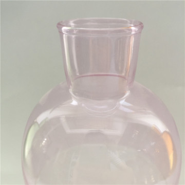 einzigartige halbe bunte glasflasche dekorative glaswaren