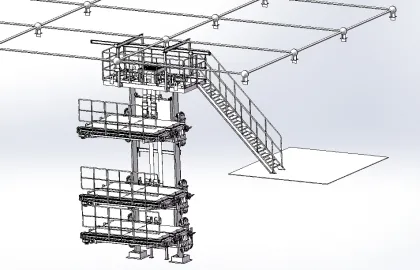 Double Column Lifting Machine