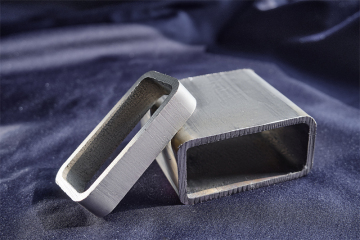 High strength titanium alloy square tube