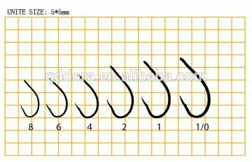 High carbon steel fishing fresh water hooks