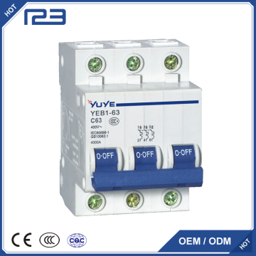 3P Mini Circuit Breaker(DZ47-63/C45 MCB)