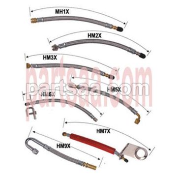 Extensão flexível de mangueira de borracha