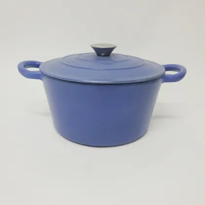 Enamel Cast Iron Covered Casserole