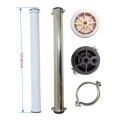 PVC PVDF içi boş fiber membran su filtresi UF4040