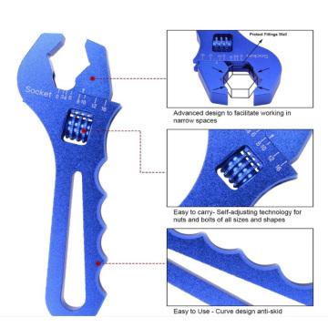 Llave de llave de llave de manguera de aceite AN3-AN3-AN3