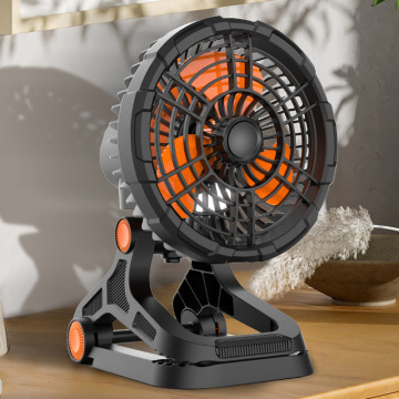 Fan de pince rechargeable de 10000mAh de 10000mAh pour le camping et à l'extérieur