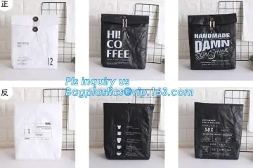 Eco-friendly storage bag,brown kraft paper and tyvek sundry storage basket, washable kraft paper bag brown paper bag