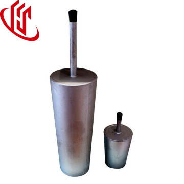 Gas purging plug with spiral gas channel