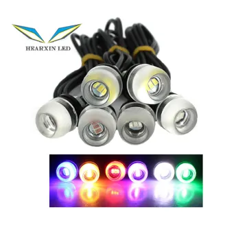 18MM Led Eagle Eye Screw Concave Lens Auto Motorcycle Light - Frosted Reversing Light