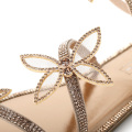 Exquisite butterfly strap flat sandals