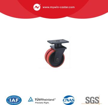 Mywin Ploypropylene Wheel and Ductile Iron Extra Heavy Duty Casters with Swivel Plate