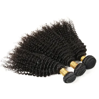 Curly Weave Human Hair Afro Kinky Curly Clip in Hair Extensions/Kinky Curly Virgin Hair