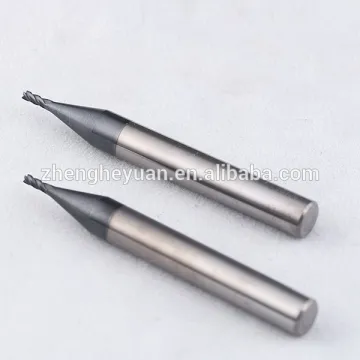 cnc cutter solid cutting 2 flute carbide end mill-ZHY