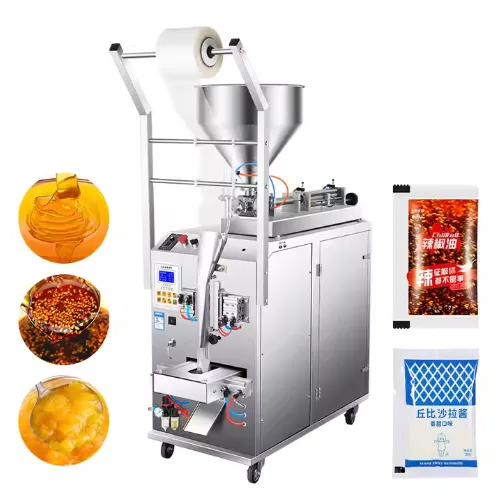 Liquid Sauce Packing Machine: Milk Chili Sauce, Chili Oil, Tomato Sauce