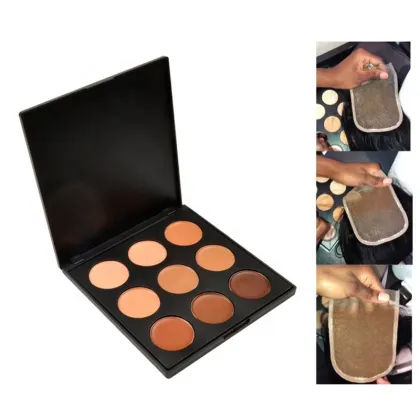 Wholesale Custom Logo Contouring Powder Concealer with Highlight and Shadow - Maquillaje Wig Knot Make Up Concealer Factory