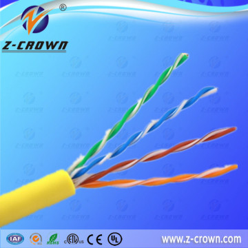 Cat5e UTP CCA Network Cable 24AWG 0.5MM Solid Cable for computer cable