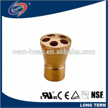Liquid Distributor Brass Fitting Customize Refrigeration Spare Parts