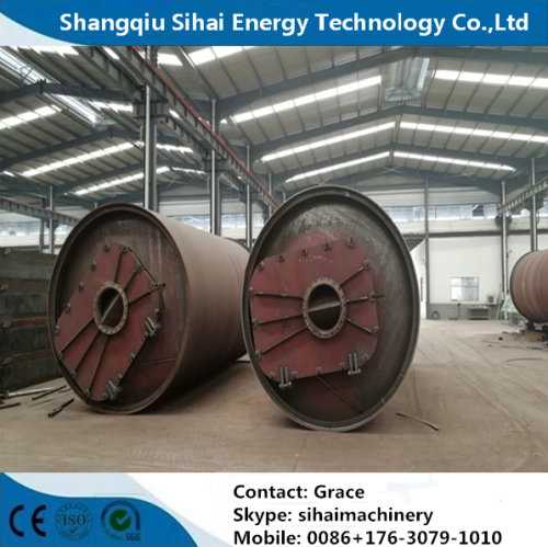 waste tire processing to fuel oil machine