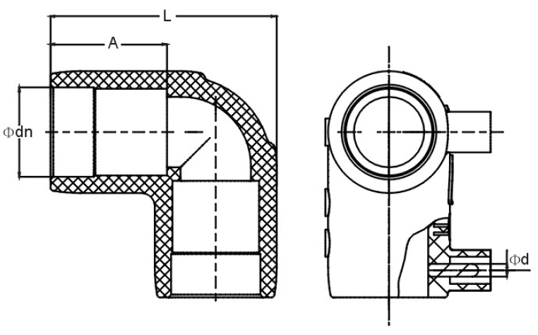 PE EF 90 ELBOW