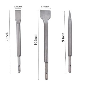 3PCS Multifunction Flat Chisel Point Chisel Set