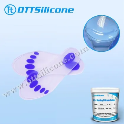 Comfortable silicone insole of RTV 2 liquid silicone rubber