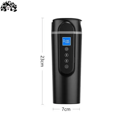 12V/24V Universal Electric Car Water Heater: 420ml Insulated Heating Cup