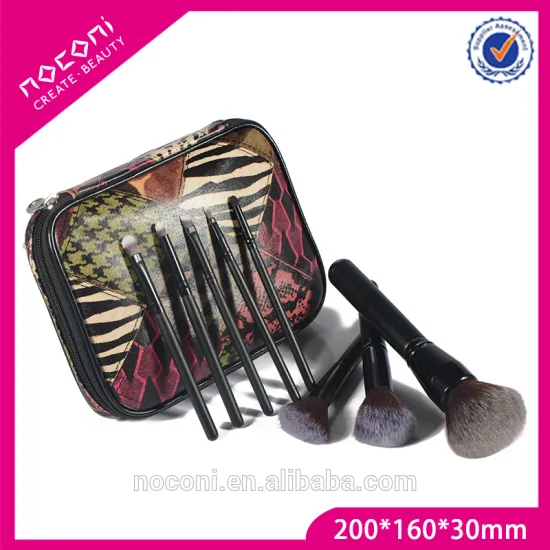 Hot sale 7pcs professional makeup brush set, high quality syntactic hair cosmetic make up brush set
