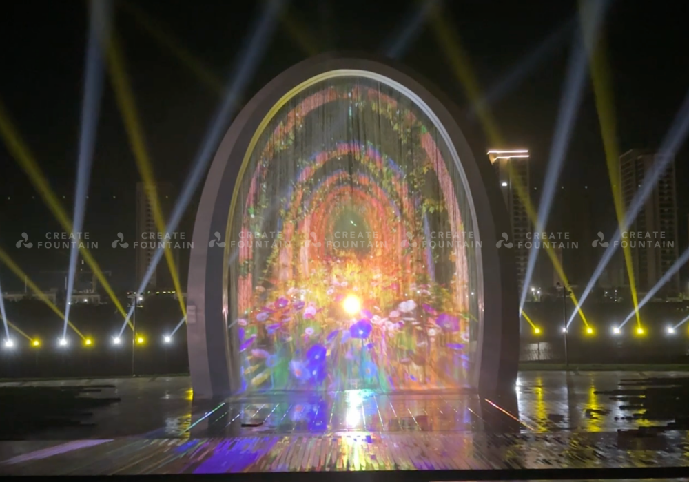 Digital Water Curtain