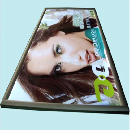 Double 18x24 Movie Poster Led Light box Display Frame Store Advertising Sign Ads Photo