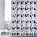 Shower Curtain PEVA Grey Windmill