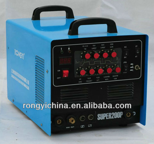 SUPER200P AC/DC PULSE TIG/MMA/CUT 4 in 1 welding machine