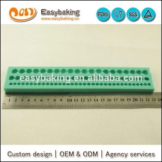 Customized pearl fondant silicone mold for cake decorating and Arts & Crafts