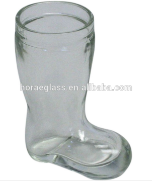 Hot sale pony boot measuring shot glass for drinking 2017