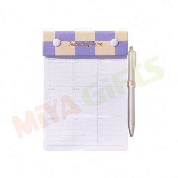 Vegan Leather A4A5A6 Daily Weekly Planning Notebook