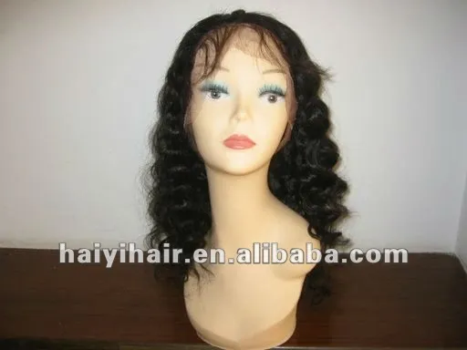 human hair curly malaysian wig