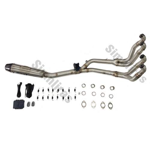 Rura tłumika wydechowego z zaworem Suzuki Hayabusa GSX1300R 2008-2023 / Hayabusa 08-23 z kontrolerem