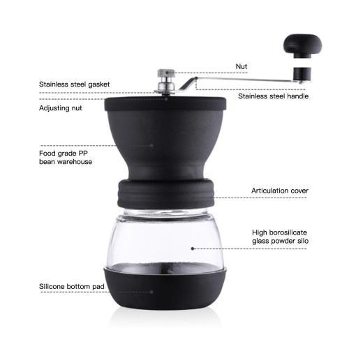 Coffee Grinder Manual Coffee Grinder Stainless Steel Adjustable Coffee Bean Mill Easy Clean Kitchen Tools